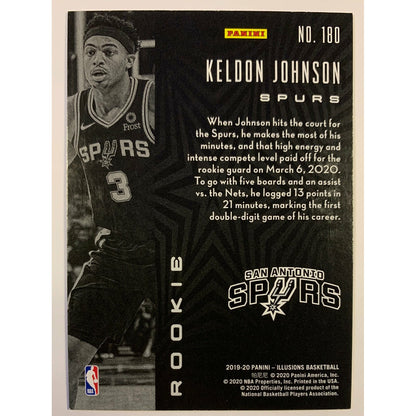 2019-20 Illusions Keldon Johnson RC