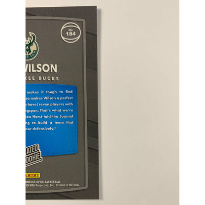 2017-18 Donruss Optic DJ Wilson Rated Rookie