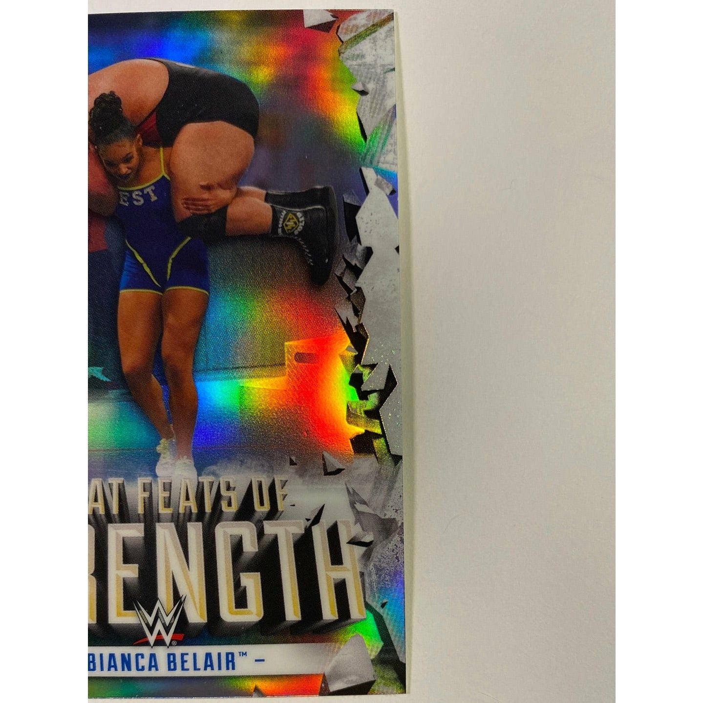 2021 Topps Chrome Bianca Belair Feats of Strength Refractor