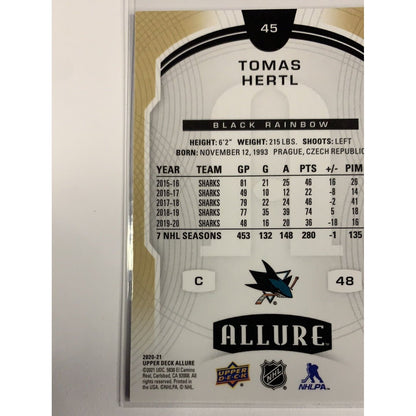  2020-21 Allure Tomas Hertl Black Rainbow  Local Legends Cards & Collectibles