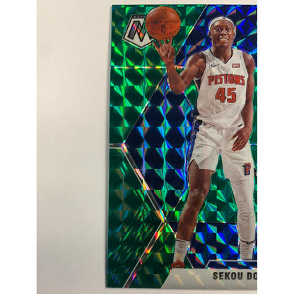 2019-20 Mosaic Sekou Doumbouya Green Mosaic Prizm RC