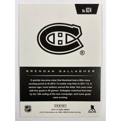 2012-13 Score Brendan Gallagher Hot Rookies