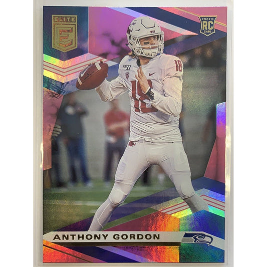  2020 Donruss Elite Anthony Gordon RC Pink Parallel  Local Legends Cards & Collectibles