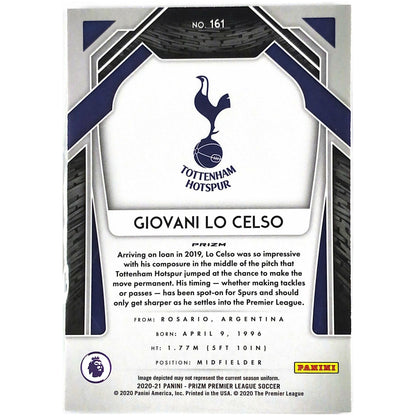 2020-21 Prizm Premier League Giovanni Lo Celso Hyper Silver Prizm