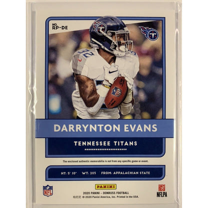  2020 Donruss Darrynton Evans Rookie Phenoms  Local Legends Cards & Collectibles