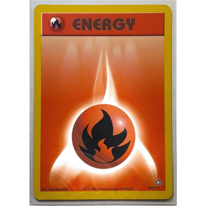  Neo Genesis Fire Energy Non-Holo 107/111  Local Legends Cards & Collectibles