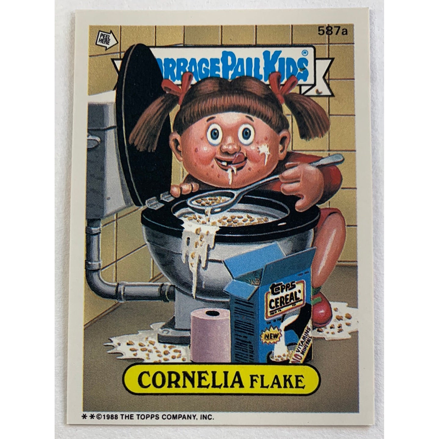 1988 Topps Garbage Pail Kids Cornelia Flake Non-Die Cut | Local Legends Cards & Collectibles