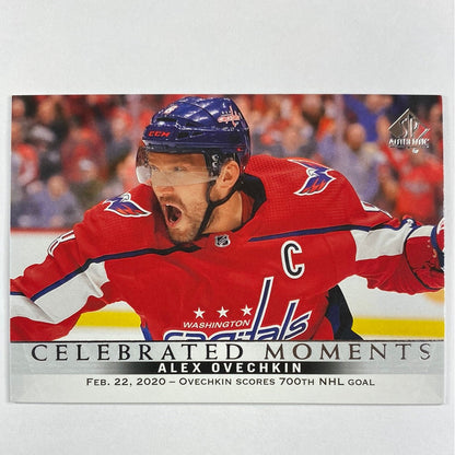 2020-21 SP Authentic Alex Ovechkin Celebrated Moments