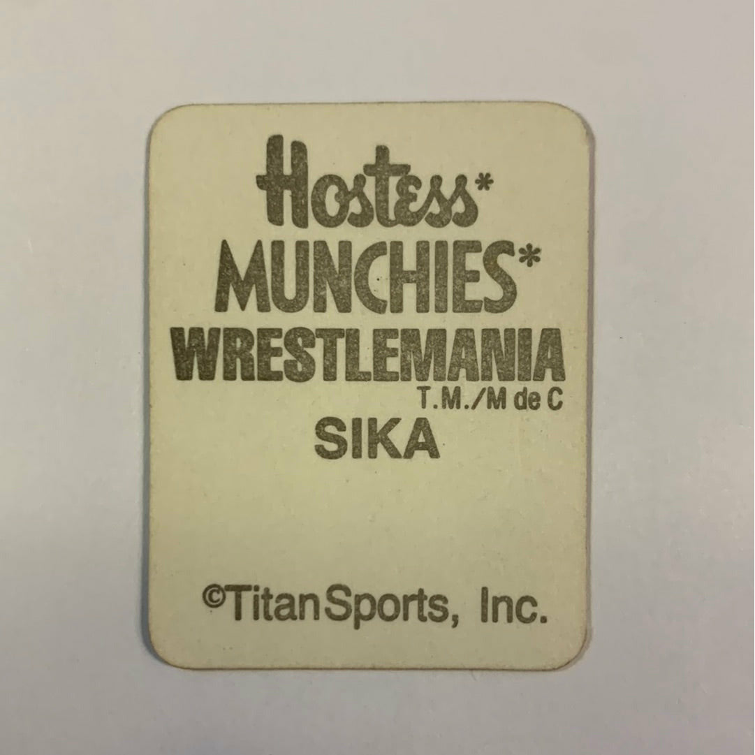 1987 Hostess Sika Munchies Sticker