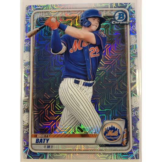  2020 Bowman Chrome Brett Baty Mojo Refractor  Local Legends Cards & Collectibles