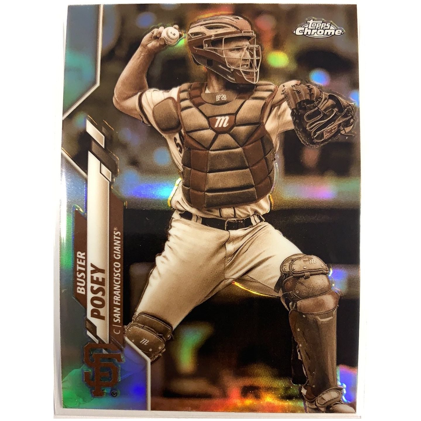  2020 Topps Chrome Buster Posey Sepia Refractor  Local Legends Cards & Collectibles
