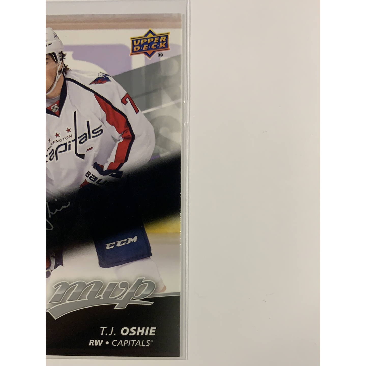  2017-18 MVP T.J. Oshie Silver Script  Local Legends Cards & Collectibles