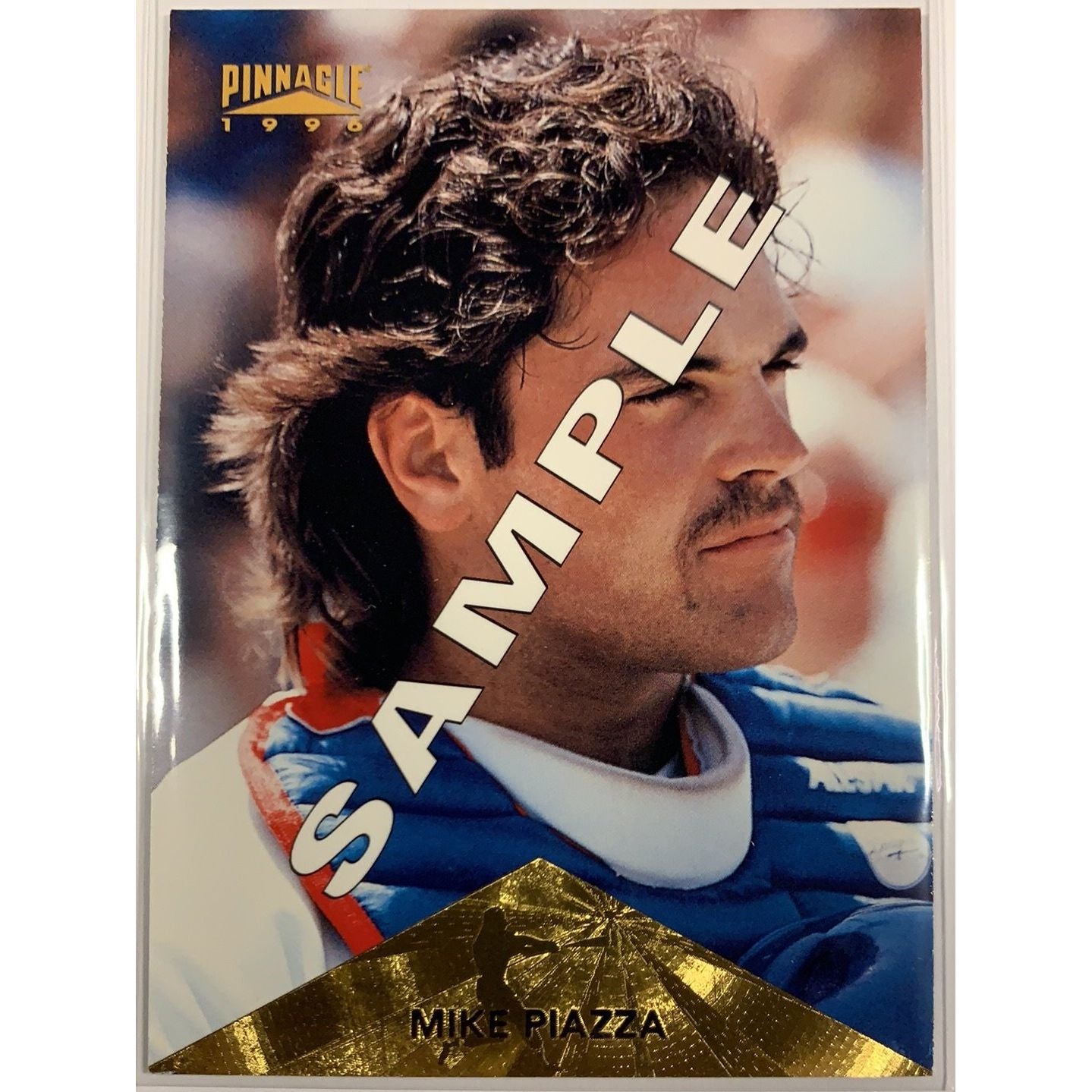  1996 Pinnacle Mike Piazza Promo Sample Card  Local Legends Cards & Collectibles