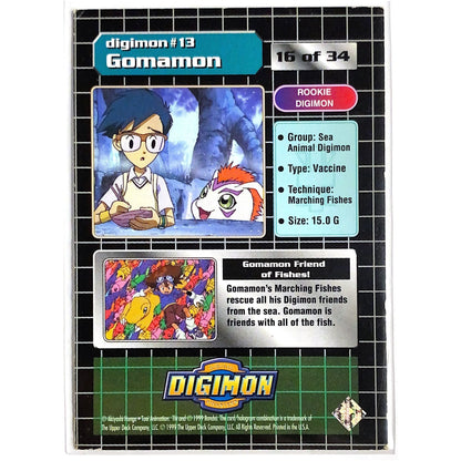  1999 Digimon Gomamon Exclusive Preview Stamp 16 of 34  Local Legends Cards & Collectibles