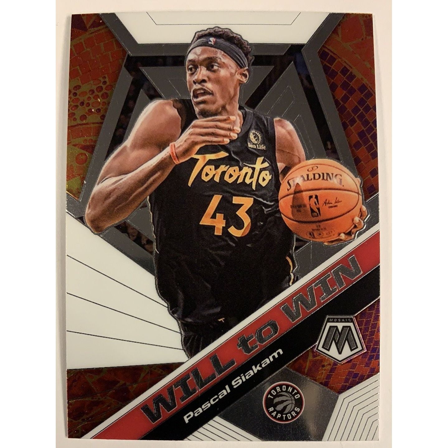  2019-20 Mosaic Pascal Siakam Will to Win  Local Legends Cards & Collectibles