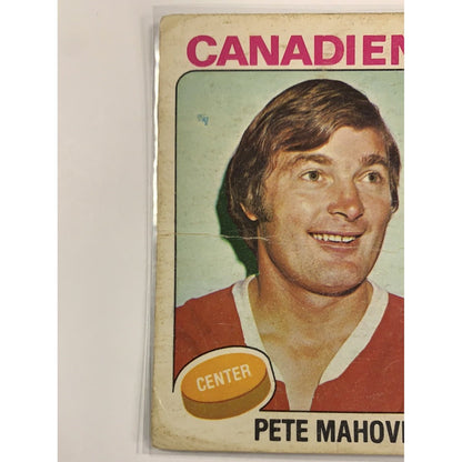  1975-76 O-Pee-Chee Pete Mahovlich  Local Legends Cards & Collectibles