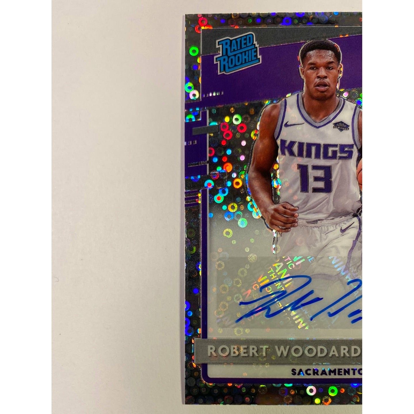 2020-21 Donruss Optic Robert Woodard Il Fast Break Prizm Rated Rookie Auto