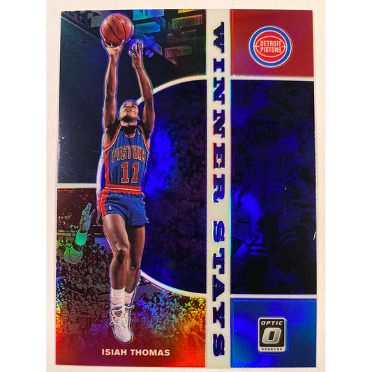  2019-20 Donruss Optic Isiah Thomas Winner Stays Holo  Local Legends Cards & Collectibles