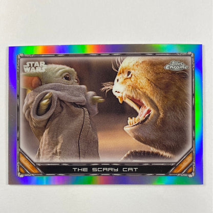 Topps Chrome The Mandalorian The Scary Cat Refractor