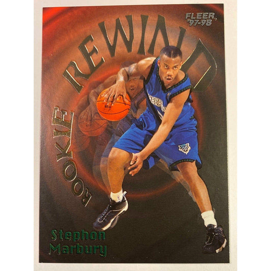  1997-98 Fleer Stephon Marbury Rookie Rewind  Local Legends Cards & Collectibles