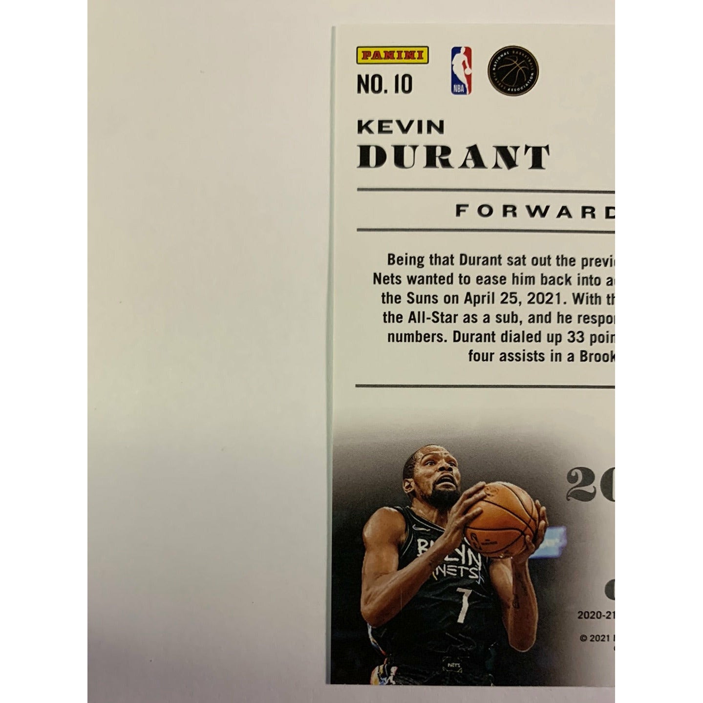 2020-21 Chronicles Kevin Durant Pink Parallel
