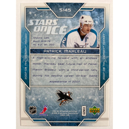 2007-08 Victory Patrick Marleau Stars On Ice