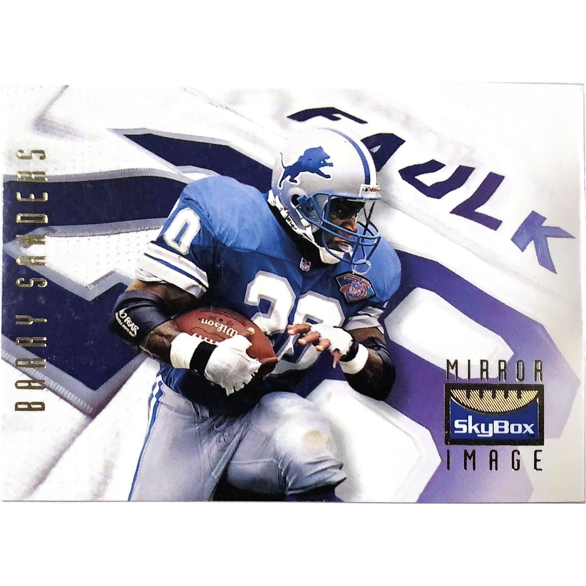  1995 Skybox Marshall Faulk Barry Sanders Mirror Image  Local Legends Cards & Collectibles