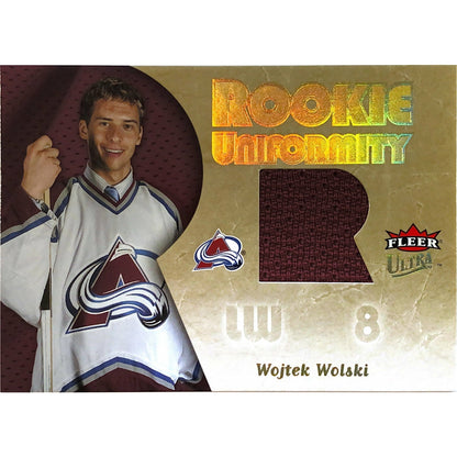 2005-06 Fleer Wojtek Wolski Rookie Uniformity Jersey Patch