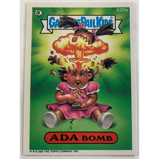 1988 Topps Garbage Pail Kids Ada Bomb Die Cut