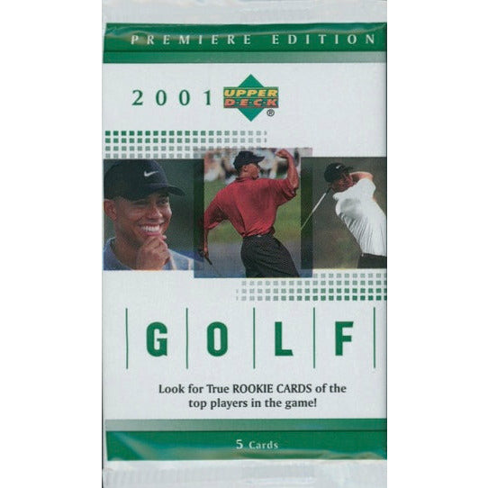 2001 Upper Deck Golf Premiere Edition Hobby Pack