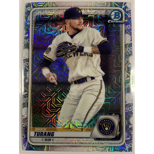  2020 Bowman Chrome Brice Turang Mojo Refractor  Local Legends Cards & Collectibles