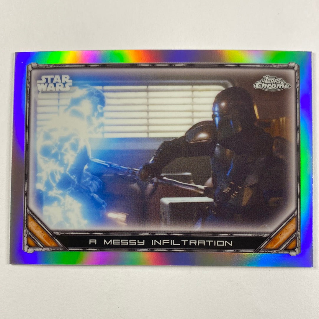 Topps Chrome The Mandalorian A Messy Infiltration Refactor