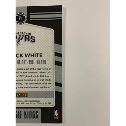 2017-18 Donruss Optic Derrick White Rookie Kings