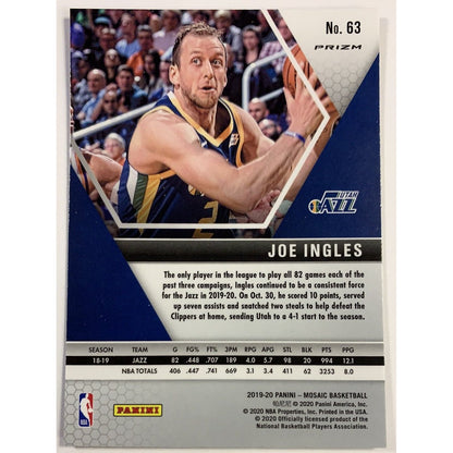  2019-20 Mosaic Joe Ingles Blue Prizm  Local Legends Cards & Collectibles