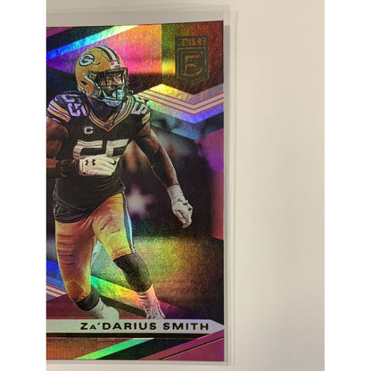  2020 Donruss Elite ZaDarius Smith Pink Parallel  Local Legends Cards & Collectibles