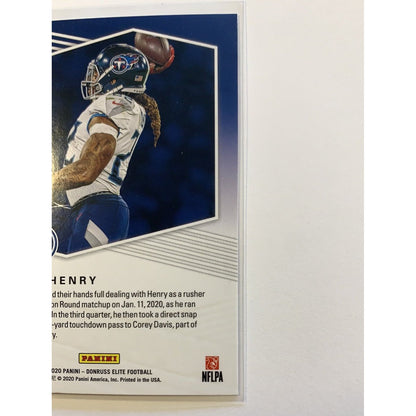  2020 Donruss Elite Derrick Henry Dual Threats Pink Parallel  Local Legends Cards & Collectibles