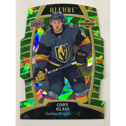 2019-20 Allure Cody Glass Green Quartz Die-Cut RC /99