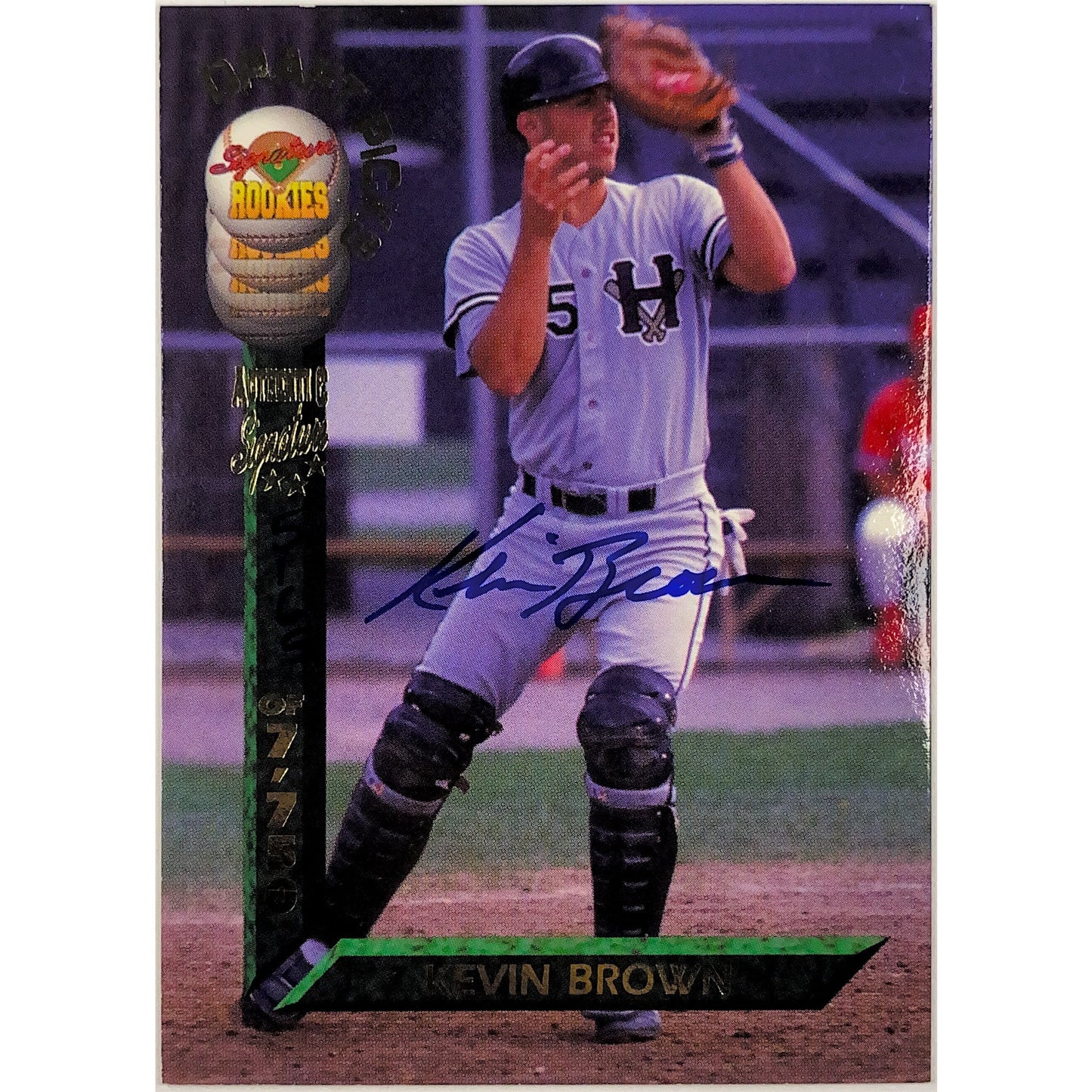 1994 Signature Rookies Kevin Brown Draft Picks Rookie Auto /7750