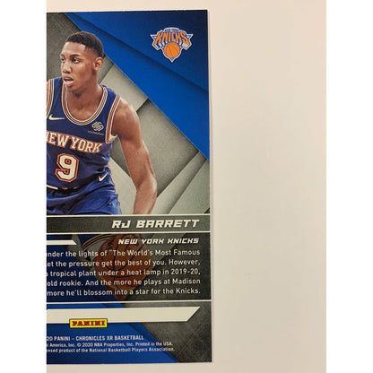2019-20 Chronicles XR RJ Barrett Pink Parallel RC