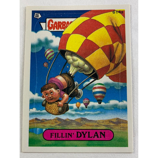 1988 Topps Garbage Pail Kids Fillin’ Dylan Die Cut