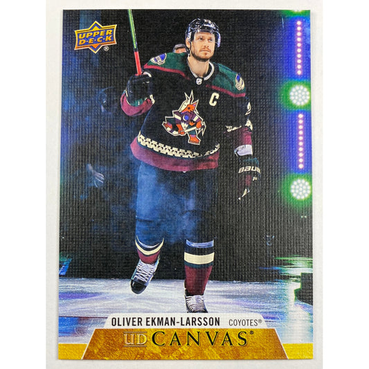 2020-21 Upper Deck Series 1 Oliver Ekman-Larsson UD Canvas