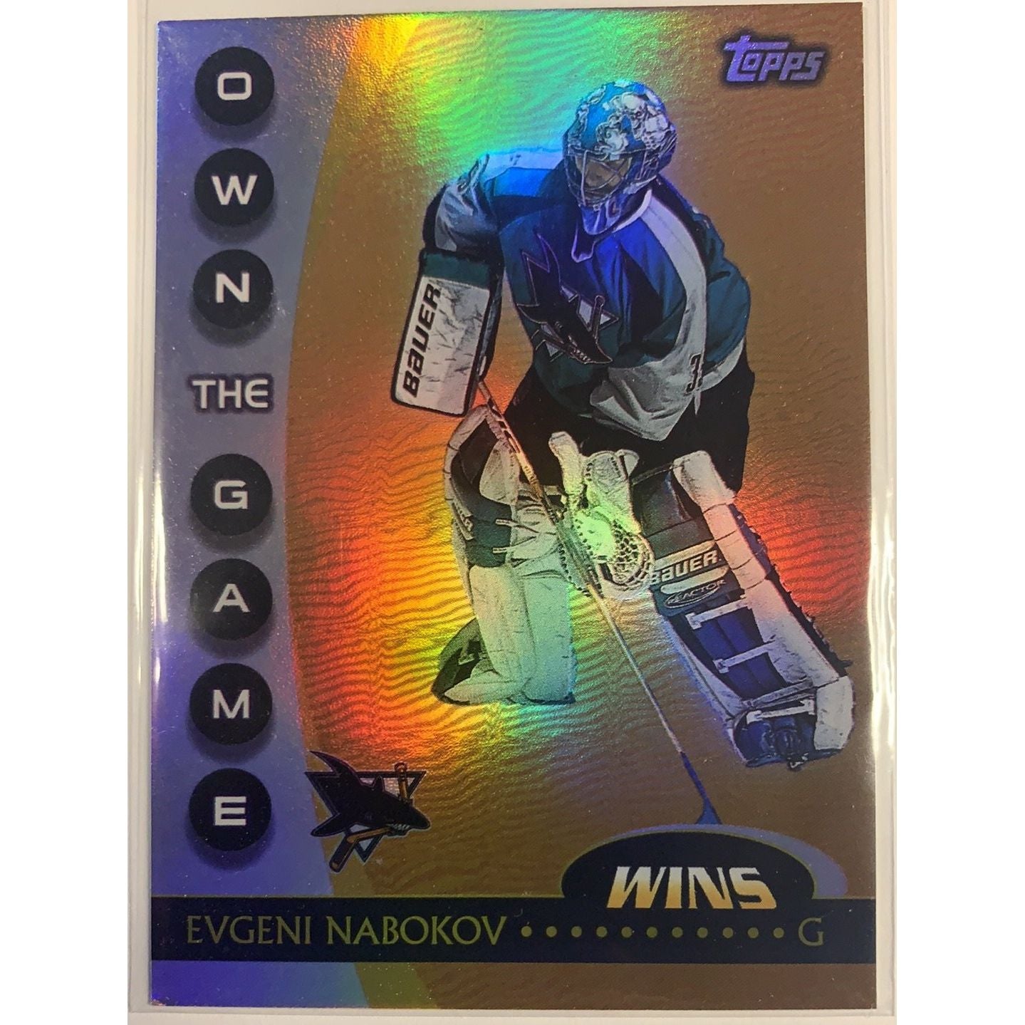  2002 Topps Evgeni Nabokov Own The Game  Local Legends Cards & Collectibles
