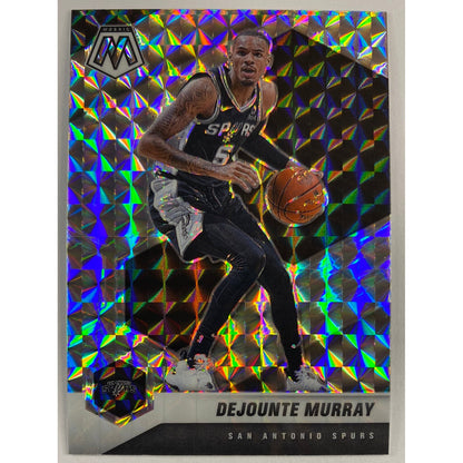 2020-21 Mosaic Dejounte Murray Silver Mosaic Prizm