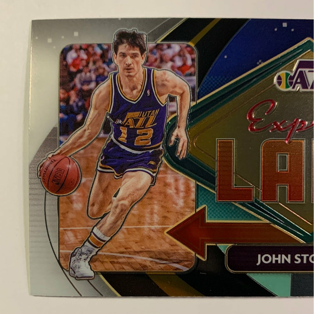 2020-21 Donruss Optic John Stockton Express Lane