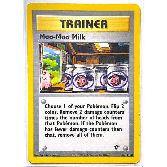  Neo Genesis Moo-Moo Milk Non-Holo Common Trainer 101/111  Local Legends Cards & Collectibles