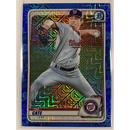  2020 Bowman Chrome Tim Cate Blue Mojo Refactor /150  Local Legends Cards & Collectibles