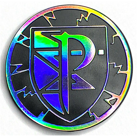 2013 Plasma Shadow Theme Deck Team Plasma Emblem Rainbow Mirror Holofoil Coin