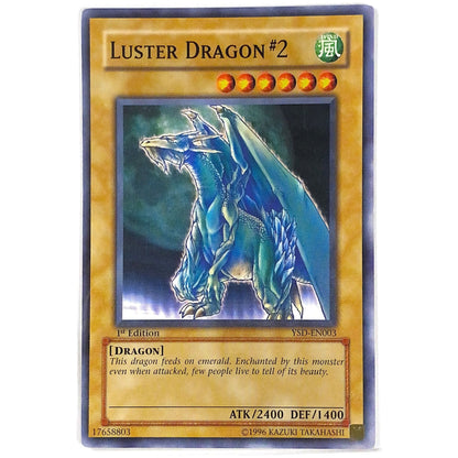  Yu-Gi-Oh! Luster Dragon #2 Common YSD-EN003  Local Legends Cards & Collectibles