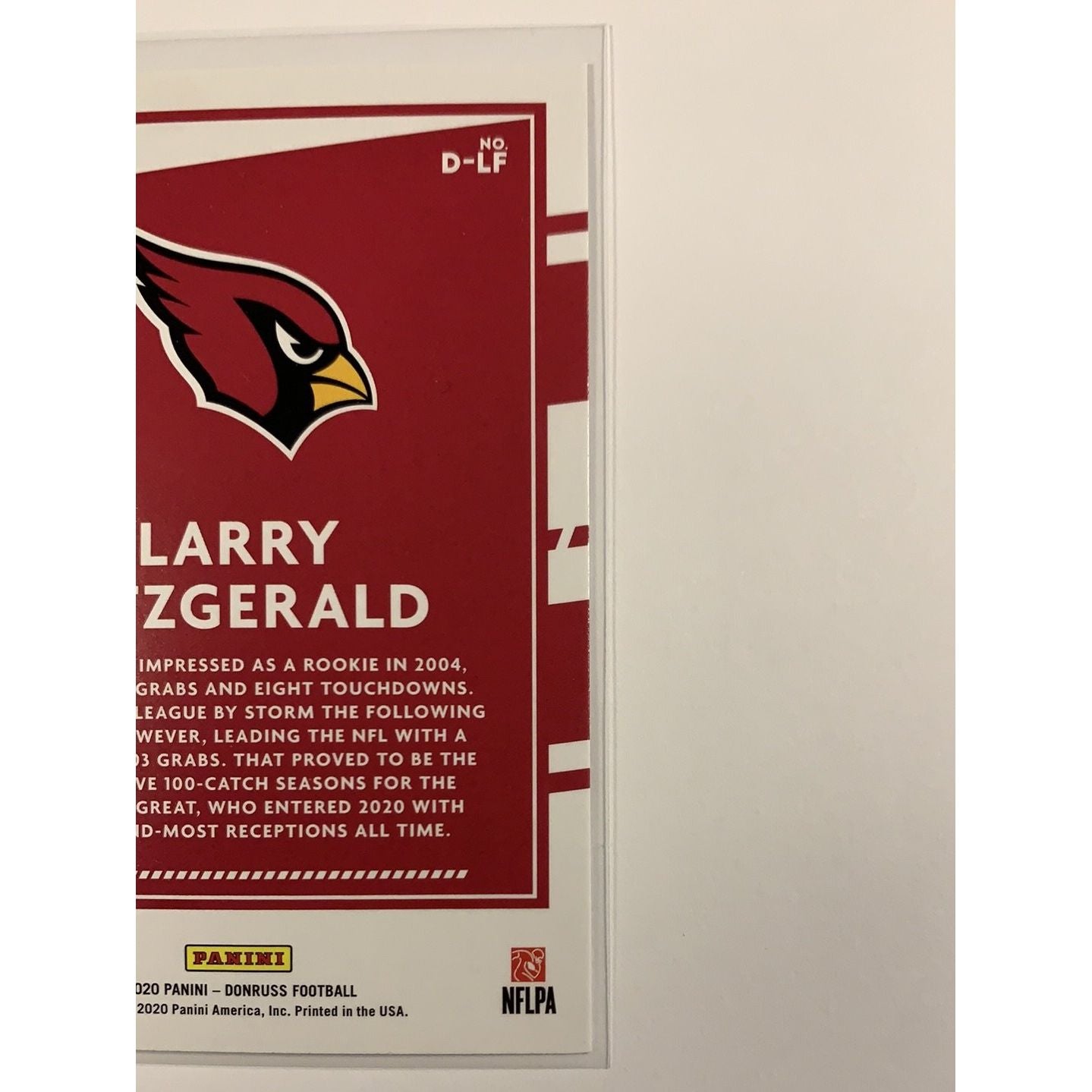  2020 Donruss Larry Fitzgerald Dominators  Local Legends Cards & Collectibles