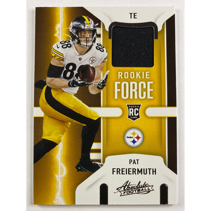 2021 Absolute Pat Freiermuth Rookie Force Patch